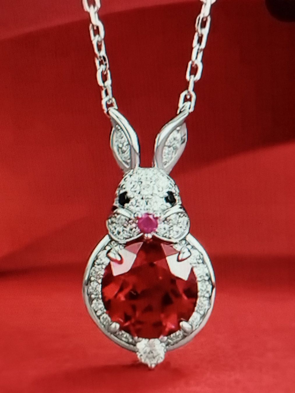 Catenine: Kette 100% 925 Sterling Silver  Ruby Gemstone Neu – Nuovo e nell'imballaggio originale da Basel venduto da pro_79rs