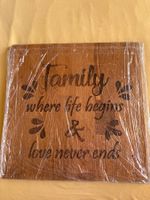 Wandholzbild Skyler Family von EMOB