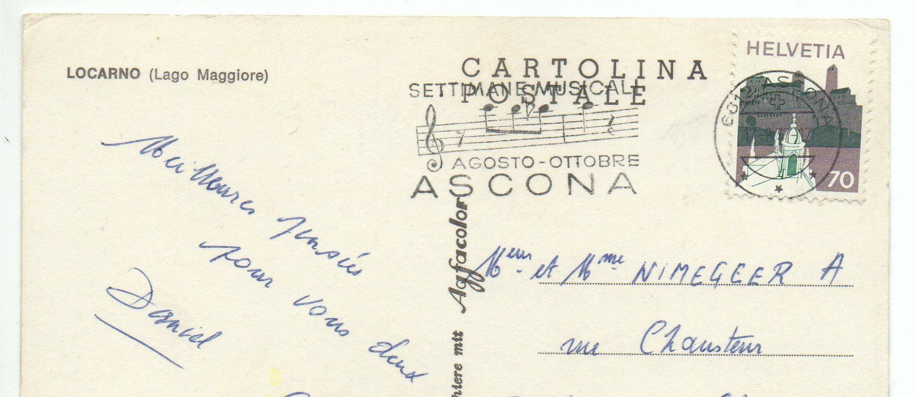 Cartes postales: LOCARNO – D'occasion à Jona par philajona 1