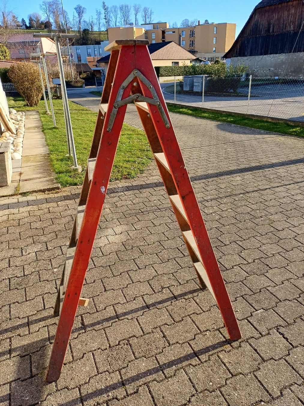 Leitern: Holz Bockleiter – Gebraucht aus Aarwangen von  2