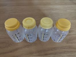 4x Medela Schoppenflasche, gebraucht