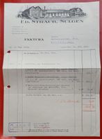 Illustrierter Briefkopf  Ed. Straub, Sulgen 1953
