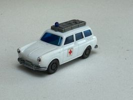 Wiking VW 1500 Variant Krankenwagen weiss Folienaufkleber