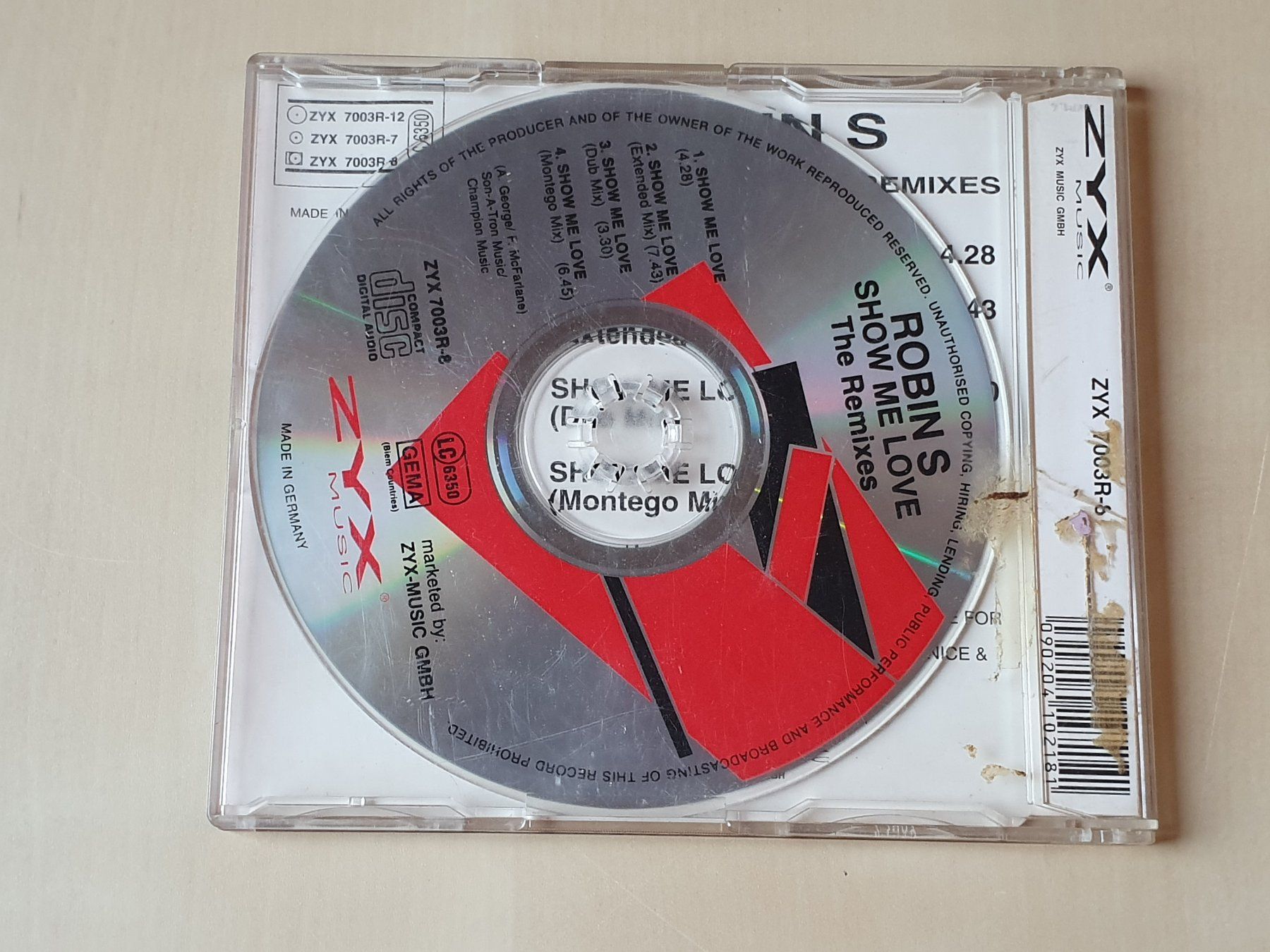 CD: Robin S show me Love The Remixes – Usato da Stansstad venduto da collectorsshop 1