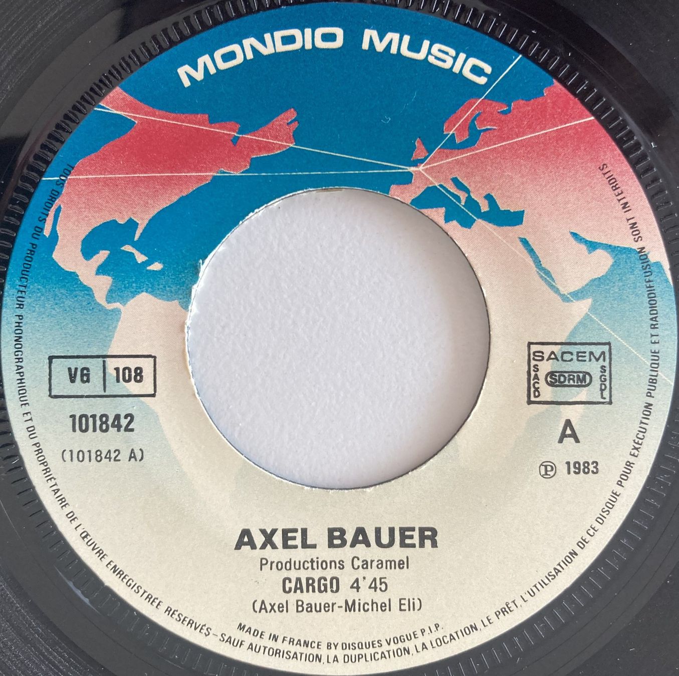 Vinyles: AXEL BAUER - CARGO – D'occasion à Bottens par hotter-than-hell 2