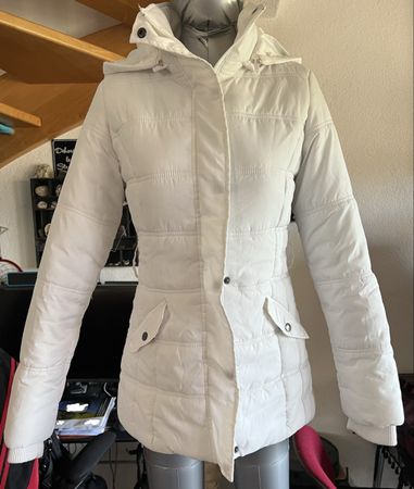 Doudoune blanche Basic by Kiali, taille 38