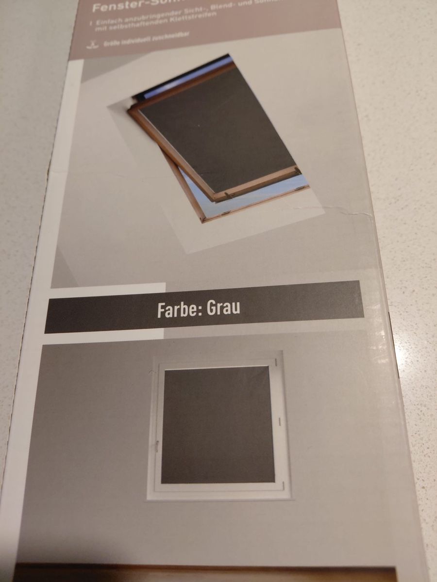 Griglie e Inferriate: Fenster Sonnenschutz - 130x150cm – Nuovo e nell'imballaggio originale da Grenchen venduto da lia51