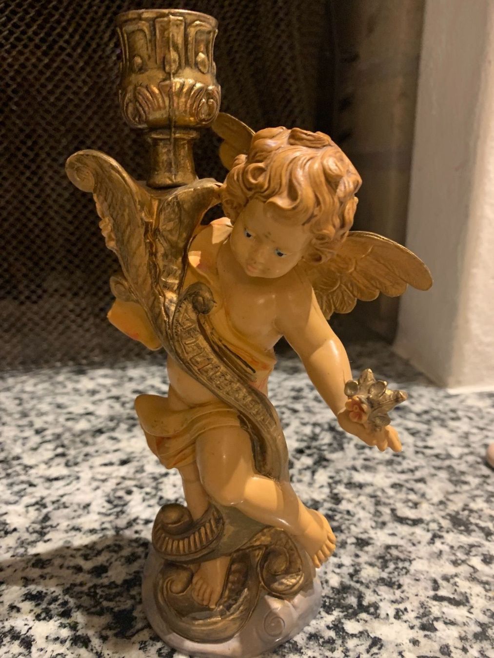 Portacandele: 2 pieces angel candle holder from ltaly – Usato da Nuerensdorf venduto da gokden1336