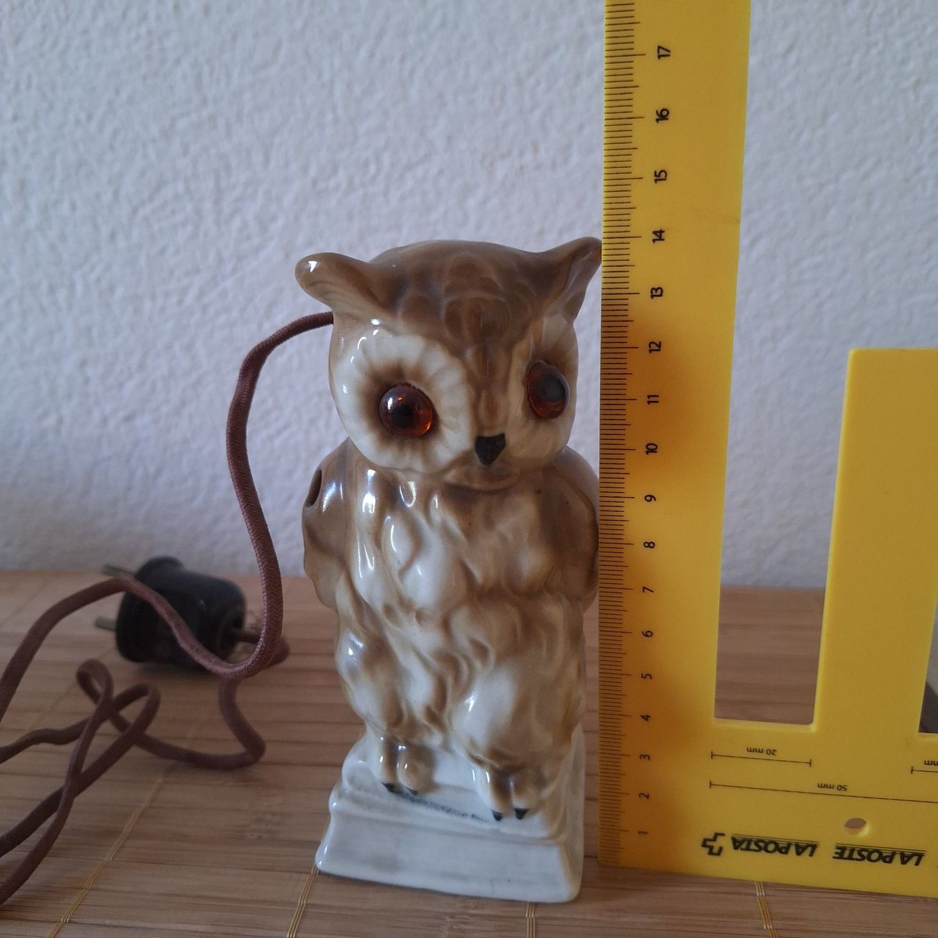 Lampade: Vintage Lampe, Eule, Uhu, Rauchverzehrer – Difettoso da Winterthur venduto da ric_rl7n 7