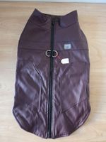 Leicht wattierter Hundemantel Aubergine Rückenlänge 55cm Neu