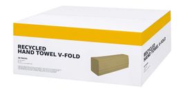 Singlefold (V-Falz) Papierhandtücher, 1-lagig Recycelt