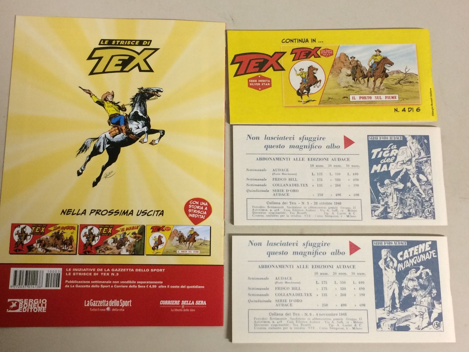 Fumetti: LE STRISCE DI TEX volume 3 LA FRECCIA DELLA MORTE GLI SCIACA – Usato da Vezia venduto da Aquarius_Age 1