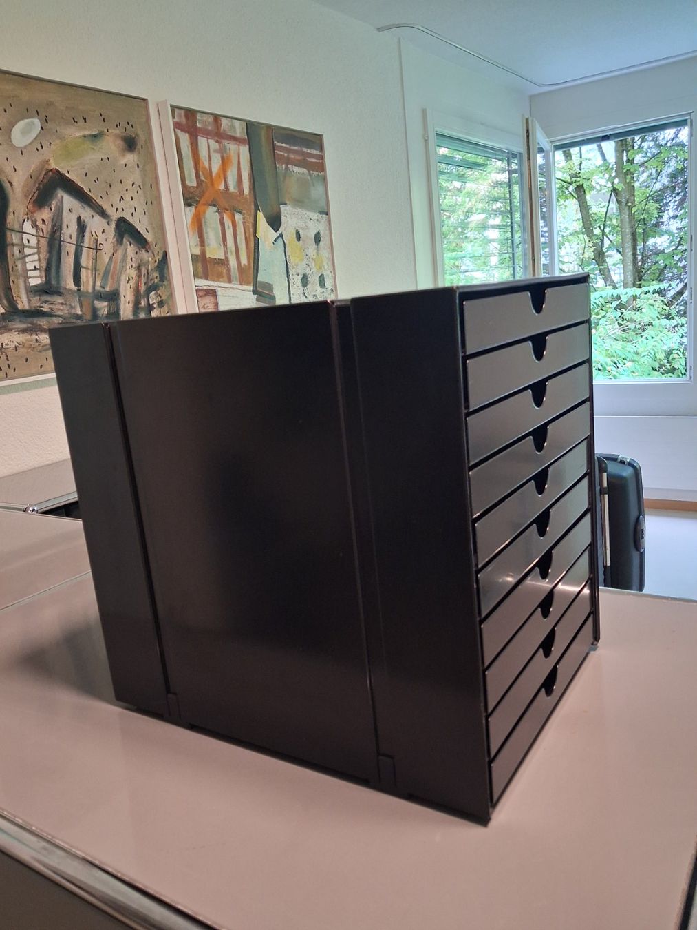 USM Scaffali: Original USM Haller INOS Schubladenkasten – Usato da Zürich venduto da enjazz 1