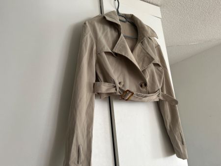 Trendige Übergangsjacke, beige, Grösse  36