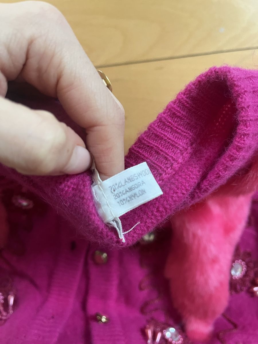 Giacche: Pink Cardigan aus Wolle – Usato da Zürich venduto da cat_rsn7 2