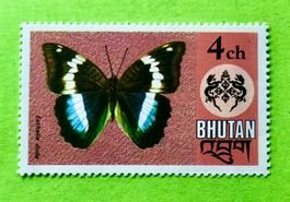 BRIEFMARKEN AUS  Bhutan Schmetterlinge  UNGESTEMPELT  