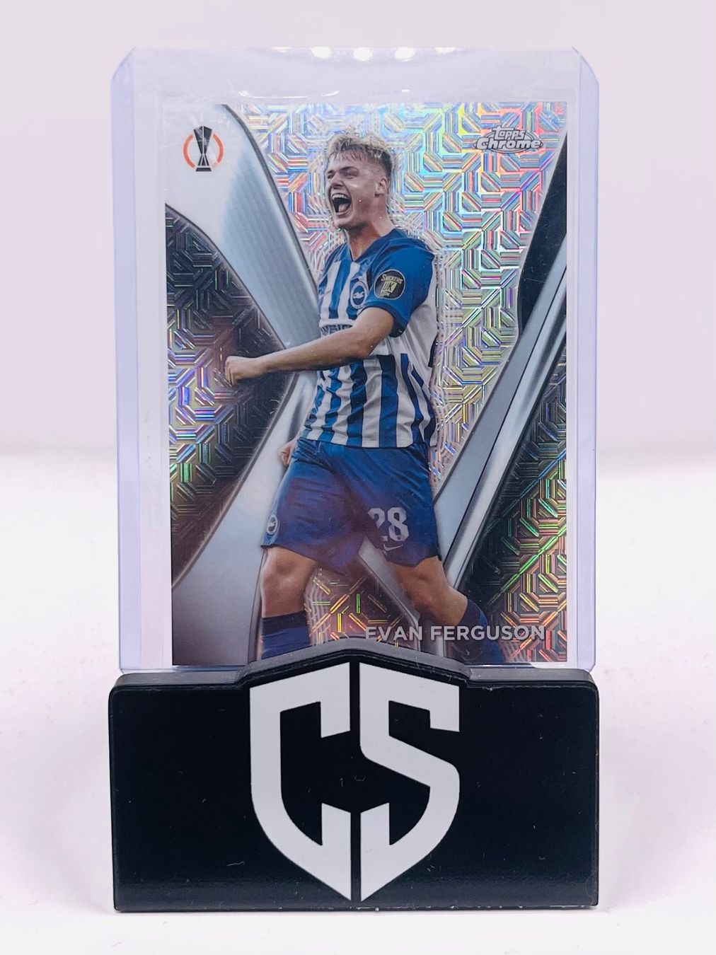 Topps Carte collezionabili: 2023-24 Topps UCC Evan Ferguson Mojo – Usato da Zofingen venduto da collect.supply