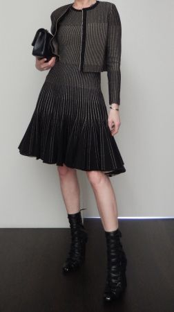 Orig. OSCAR DE LA RENTA Kleid + Jacke Gr. S, NP Fr. 4'500.—