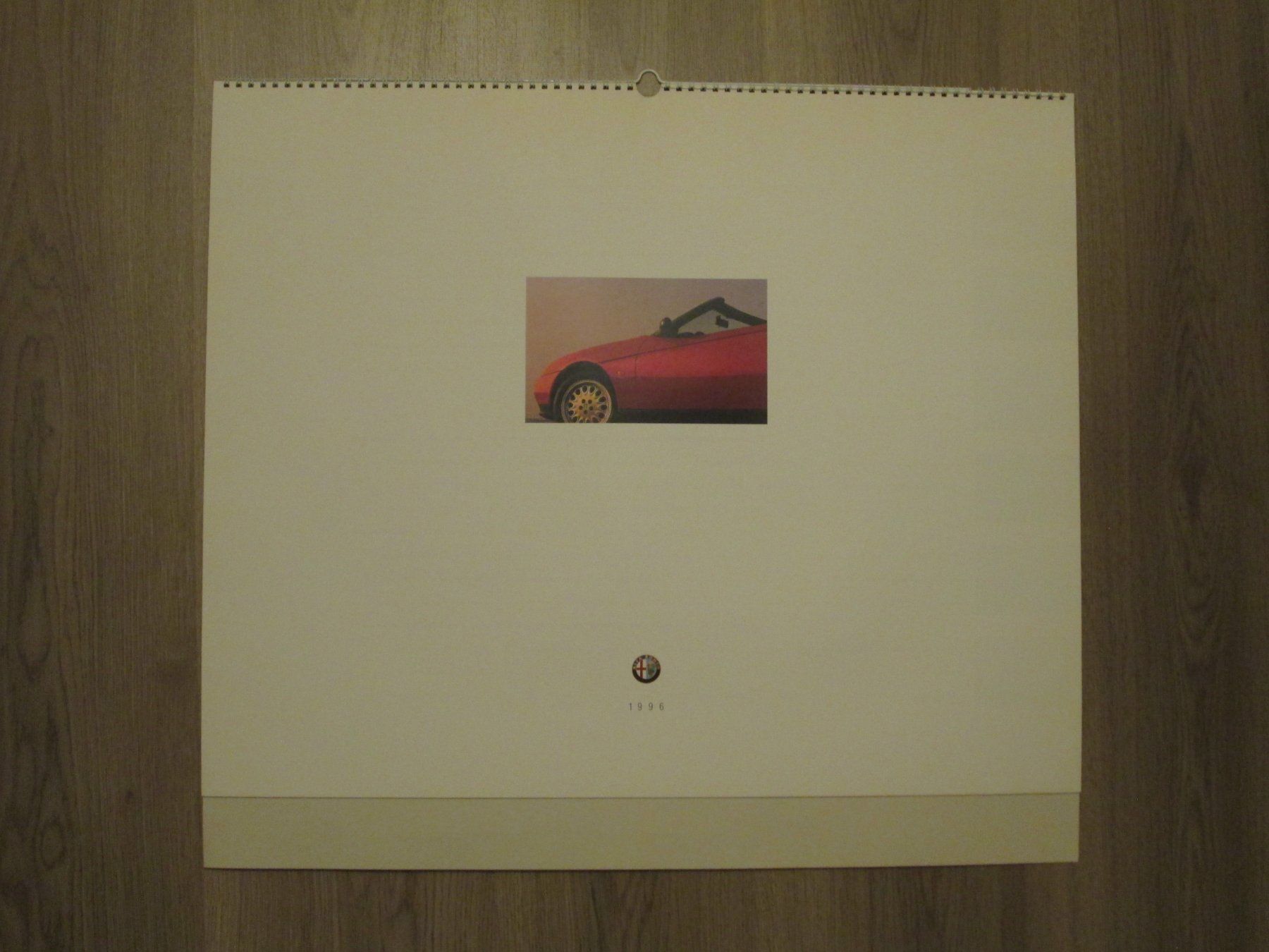 Foto & Immagini: Calandrier  Alfa Romeo de 1996 – Usato da Bonfol venduto da zagato43e