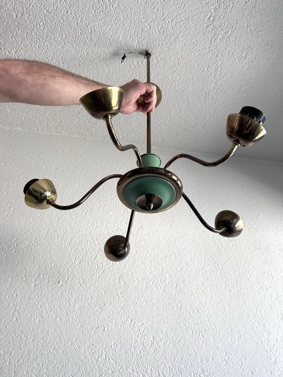 Lampadari & plafoniere: Deckenlampe Messinggrün 50er Jahre  – Usato da Zürich venduto da ann_9fv5 3