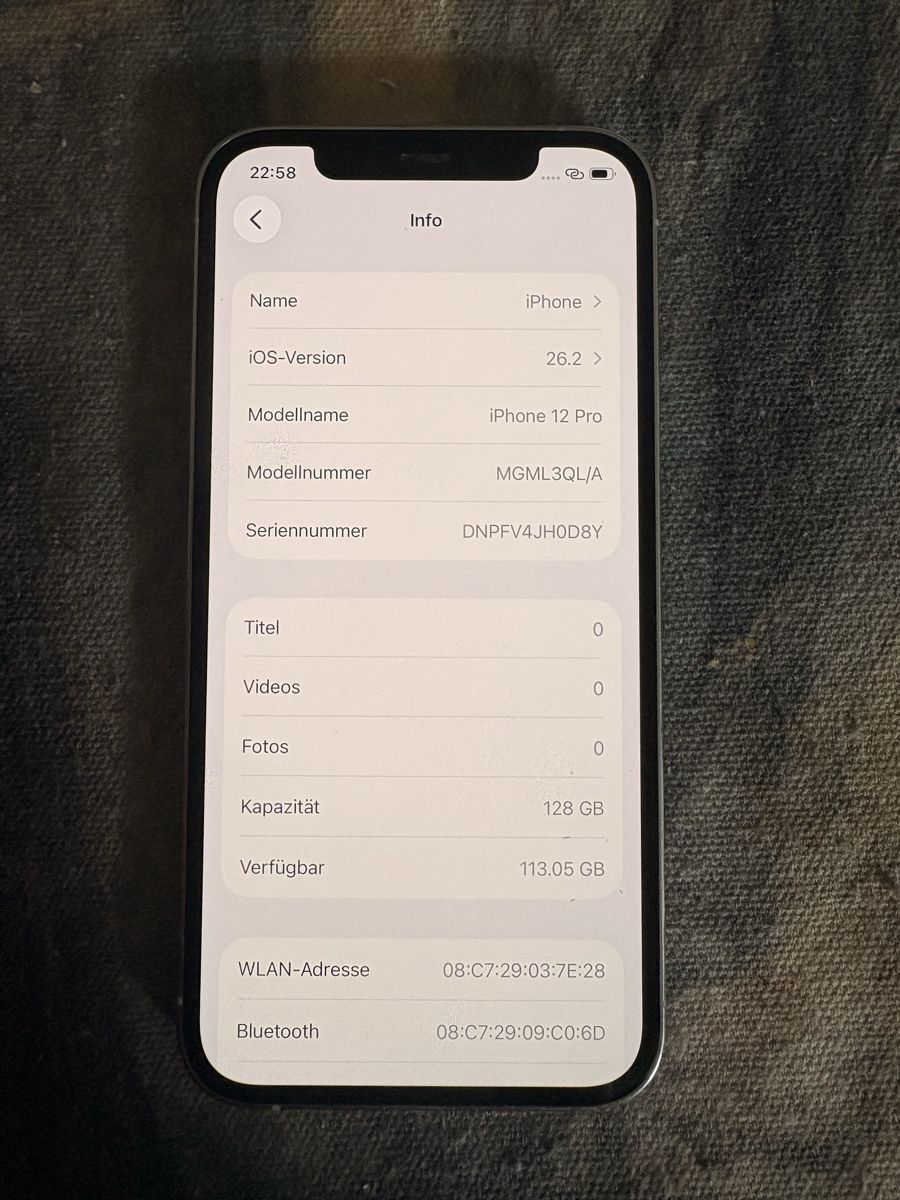 Apple Handys / Smartphones: iPhone 12 Pro 128GB – Gebraucht aus Zermatt von cch_hcp5 2
