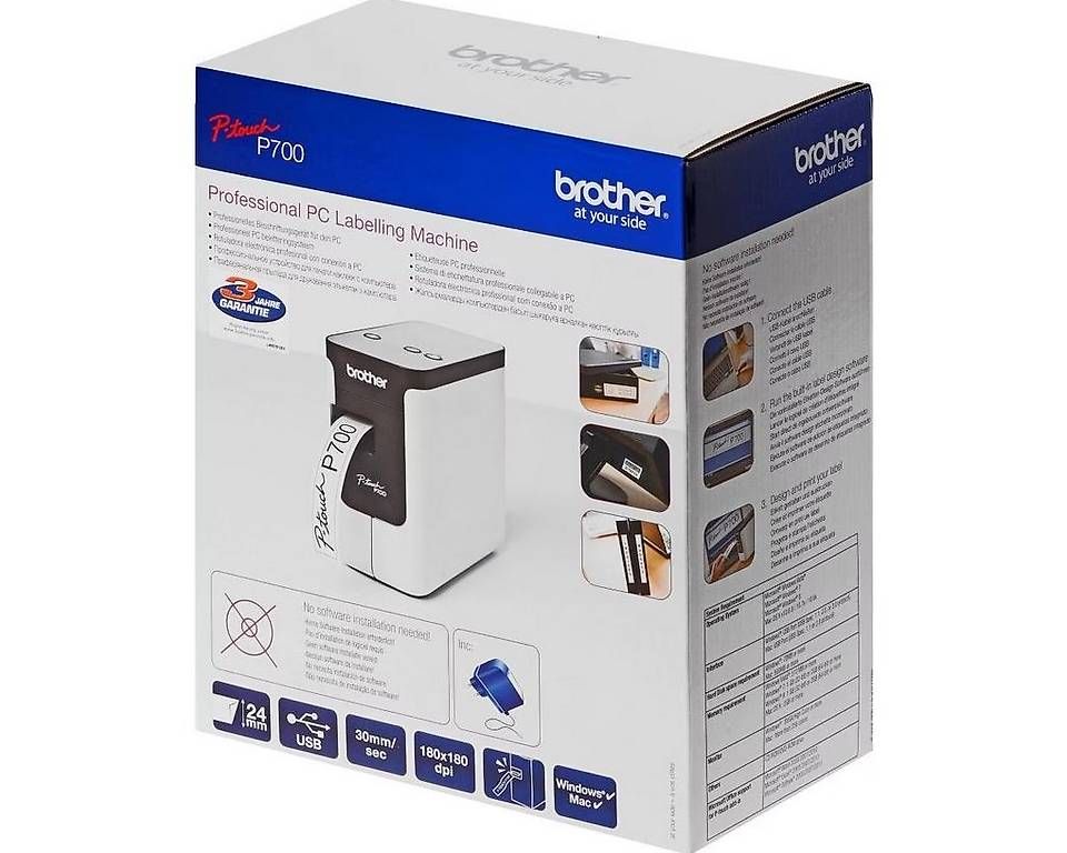 Stampanti: Brother P-Touch P700 - NEU – Nuovo e nell'imballaggio originale da Bottmingen venduto da veroda01