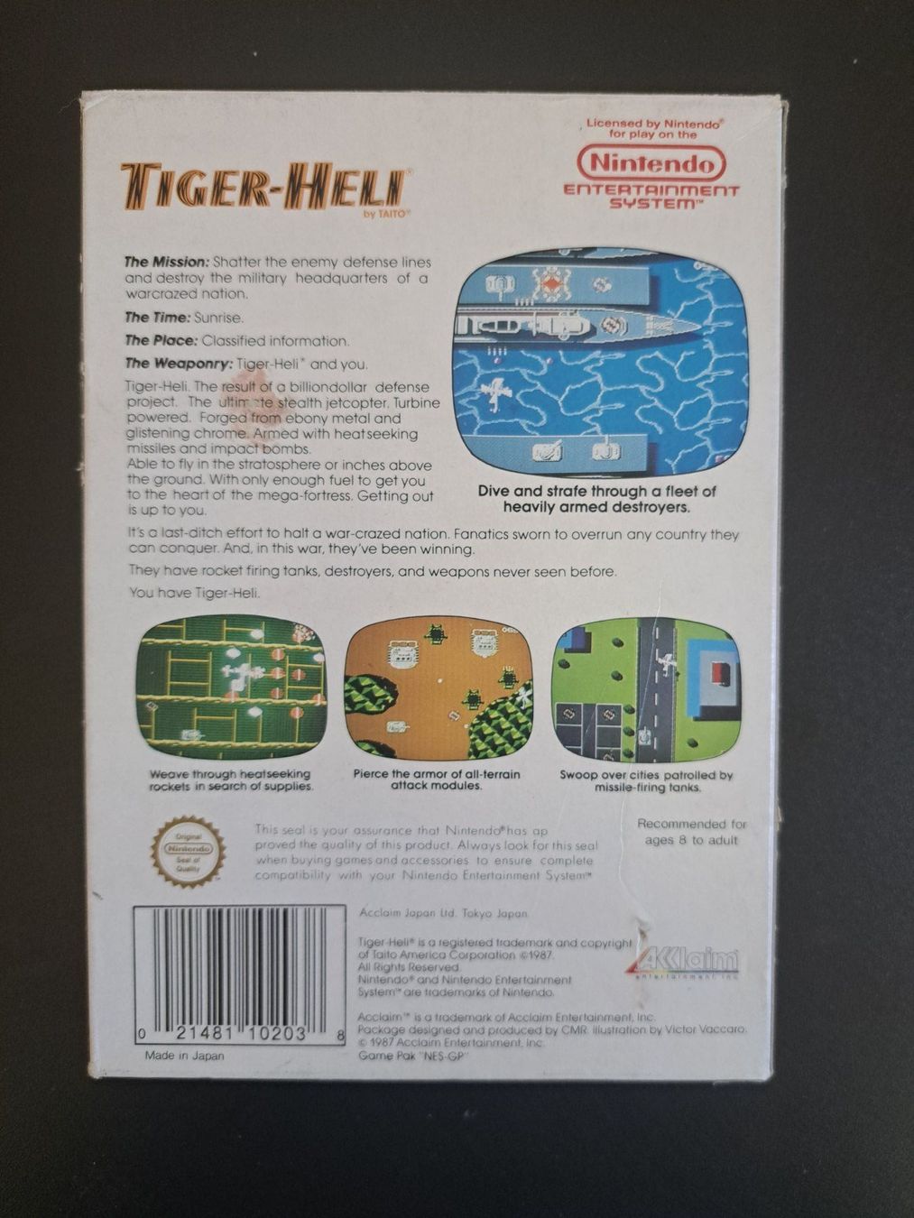 Nintendo Spiele: NES: Tiger Heli – Gebraucht aus koblenz von Retrotrip 1