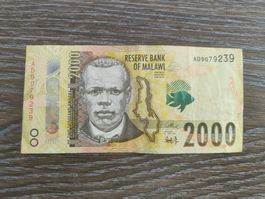 Malawi 2'000 Kwacha 2016 !!!!!!