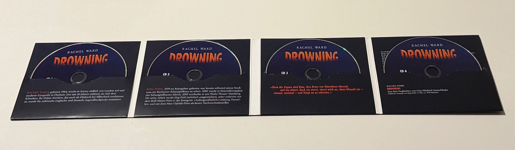 Audiolibri: Rachel Ward - Drowning, 4 CD Hörbuch – Usato da Altstätten SG venduto da sheamus 3