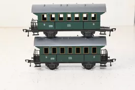 Fleischmann 2 achsige Personenwagen DB H0/DC ohne OVP