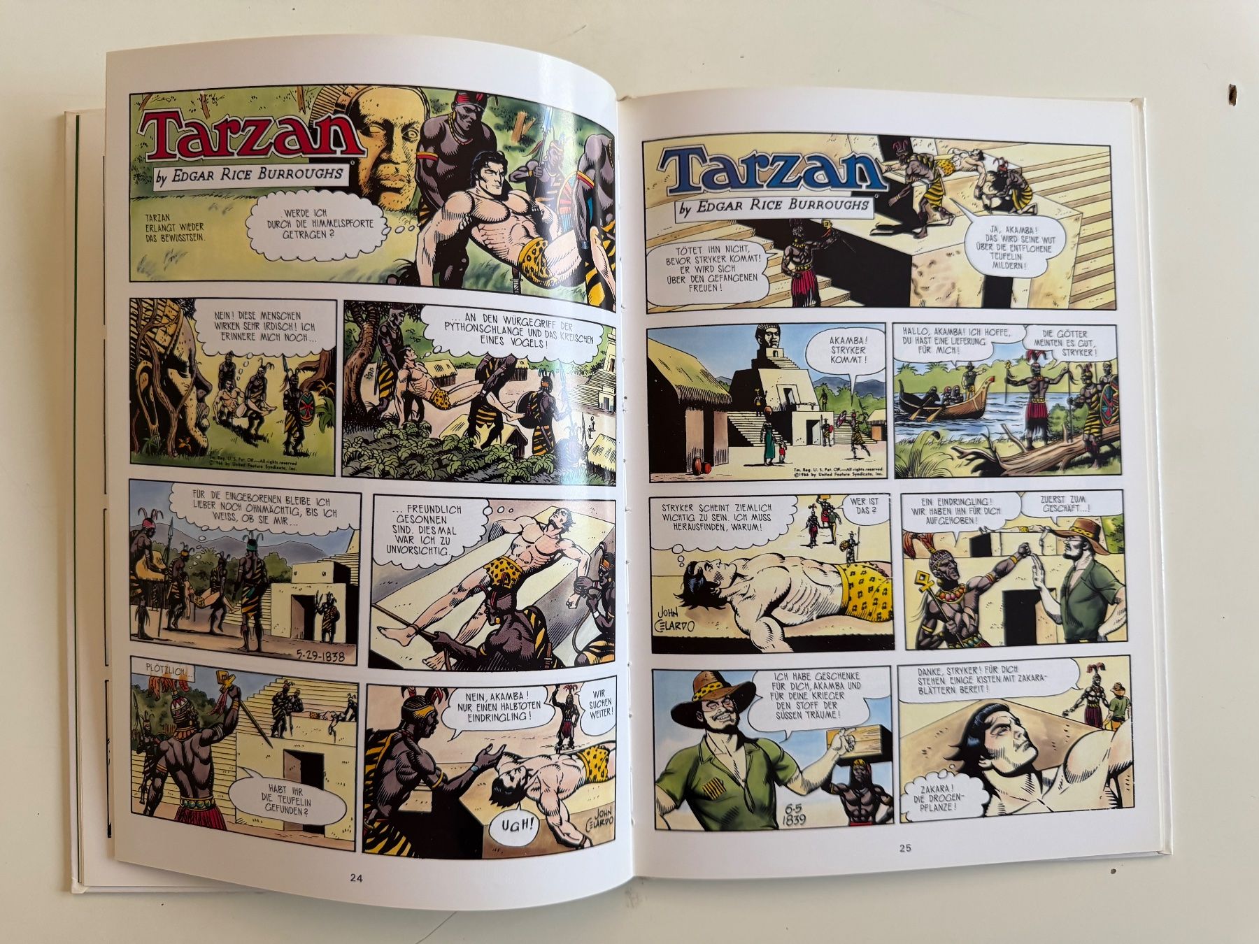 Comics: TARZAN HARDCOVER SONNTAGSSEITEN JG. 1966 JOHN CELARDO – Gebraucht aus Münsingen von Ganjam 6