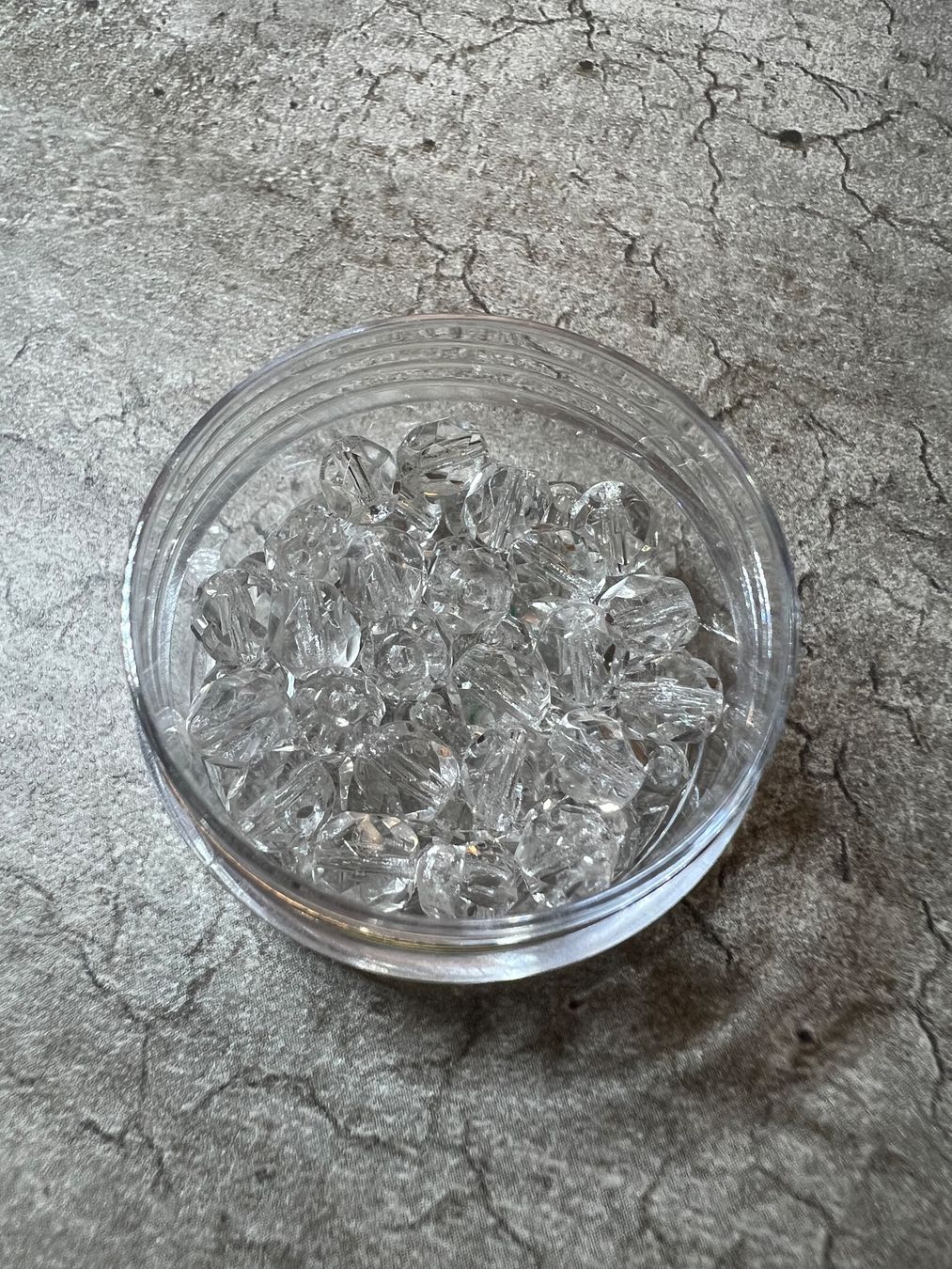 Perle (finte): Glasschliffperle - Farbe Transparent / 6 mm / Rayher – Nuovo (secondo la descrizione) da Stein AG venduto da Anastasia_Asya 1