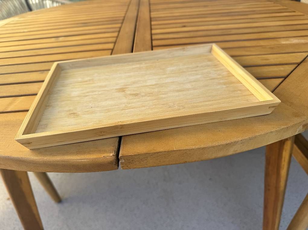 Servierplatten: Bambus Tablett/ Serviertablett – Gebraucht aus Bremgarten AG von val_ch 1