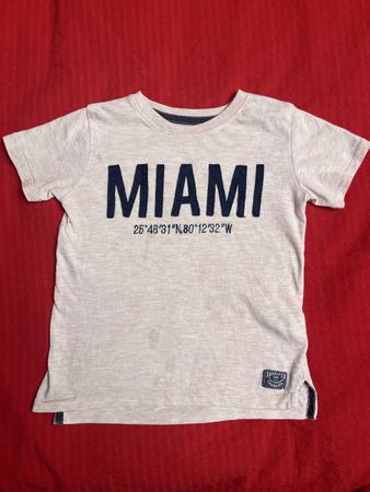 H&M Miami T-Shirt Gr. 92 Rosa