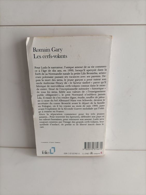 Les cerfs-volants / Romain Gary / Folio 1467 / 1990