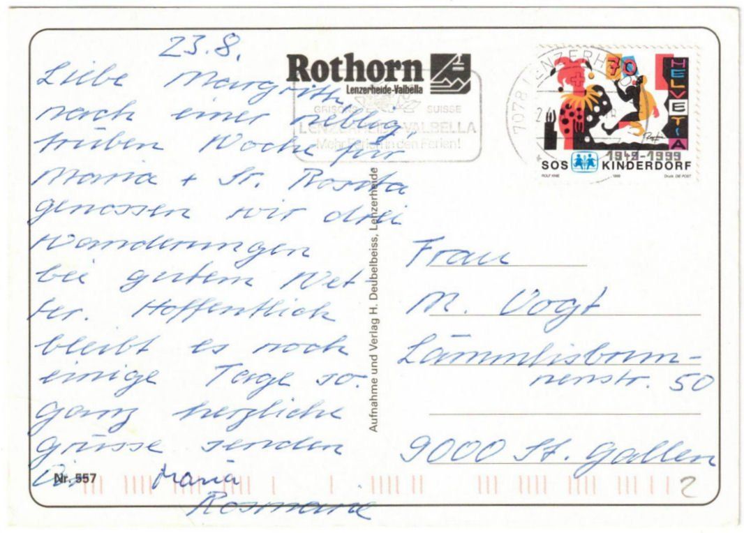 Cartoline postali: Lenzerheide - 5 Bild AK – Usato da Binningen venduto da Mountainrider 1