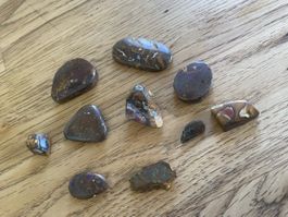 Versch. Boulder Opale
