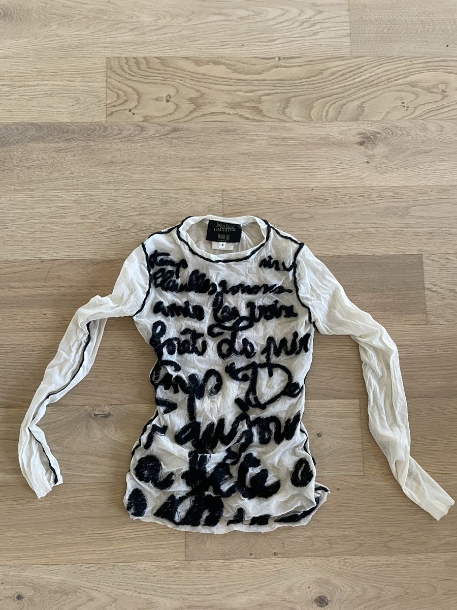 Jean Paul Gaultier Top: Jean Paul Gaultier Mesh Top – Usato da Ecublens VD venduto da Max_b5fw