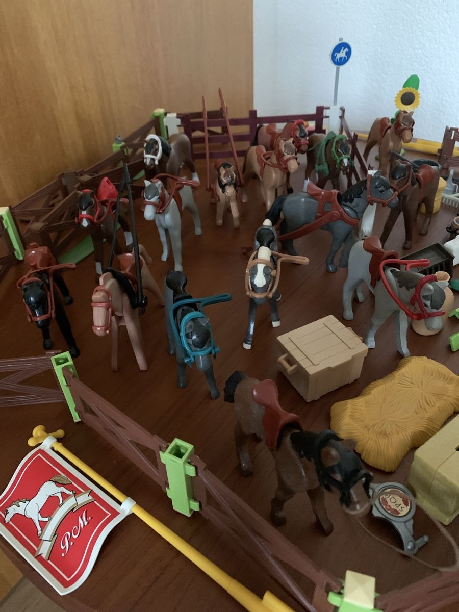Playmobil Jouets: Playmobil chevaux et nombreux accessoires équestres – D'occasion à St-Imier par gui_6b6f 1