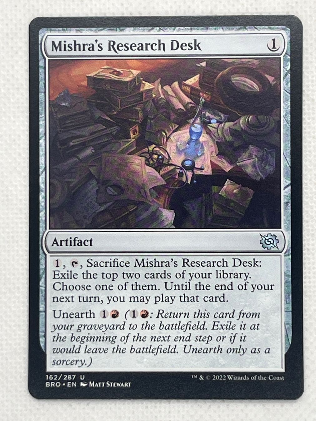 Magic The Gathering Carte collezionabili: Magic: The Gathering - Mishra's Research Desk, Uncommon – Usato da Hinterkappelen venduto da Kim1992