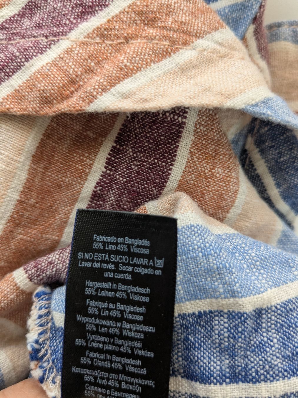 Next Vestiti: Next Kleid gestreift Grösse 40 Leinen-Viskose-Mix – Usato da Rorschach venduto da olg_5qq2 4