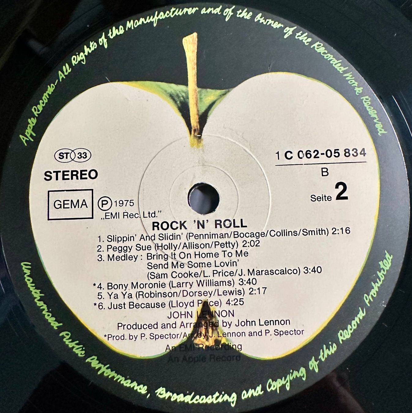Dischi in vinile: John Lennon - Rock 'n' Roll // LP: VG-; Sleeve: VG – Usato da Zürich venduto da saltbee 3