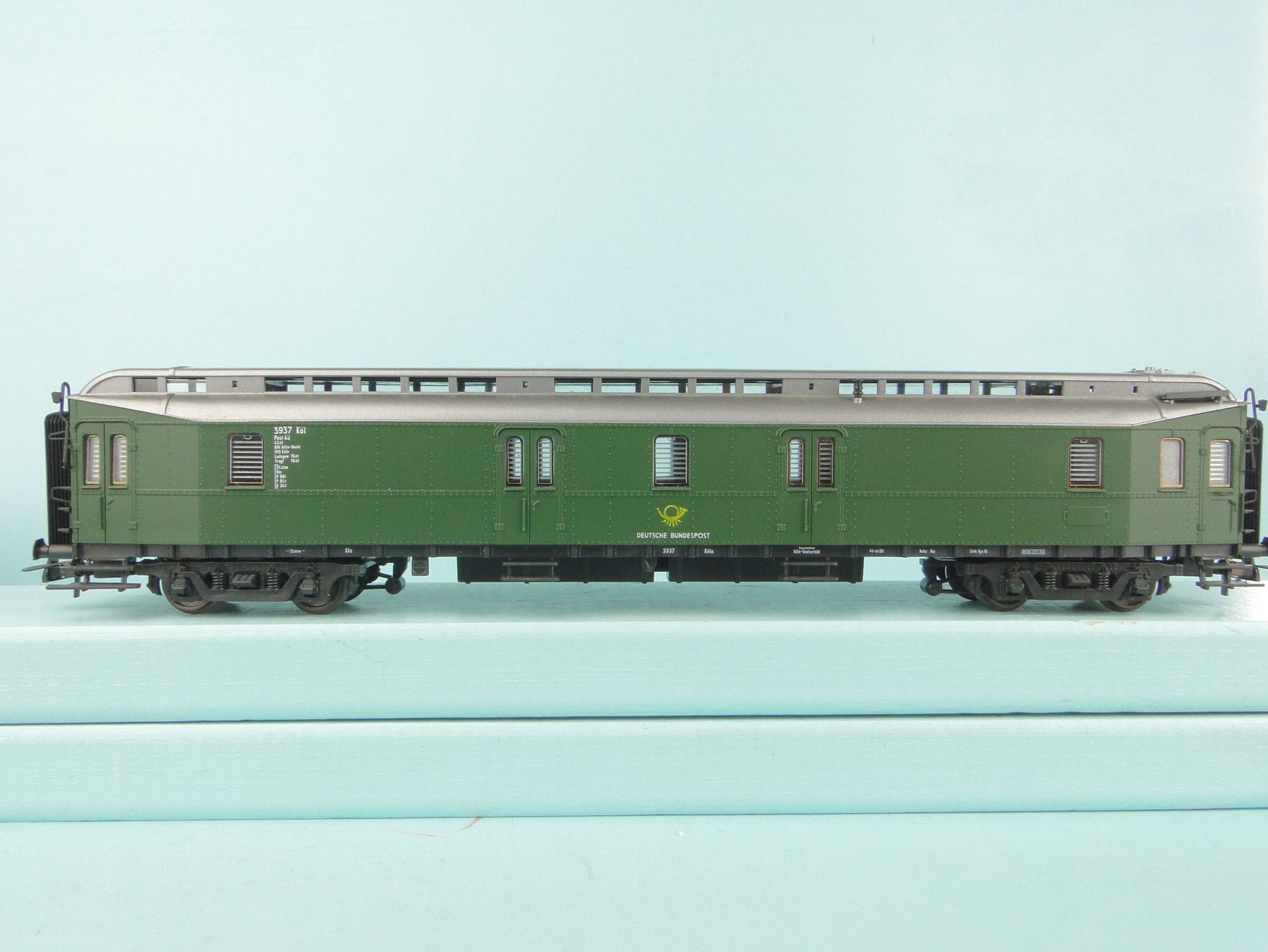 Roco Modellini di ferrovie: Roco 44454 H0 Hecht Bahnpostwagen – Usato da Bülach venduto da cann11 2
