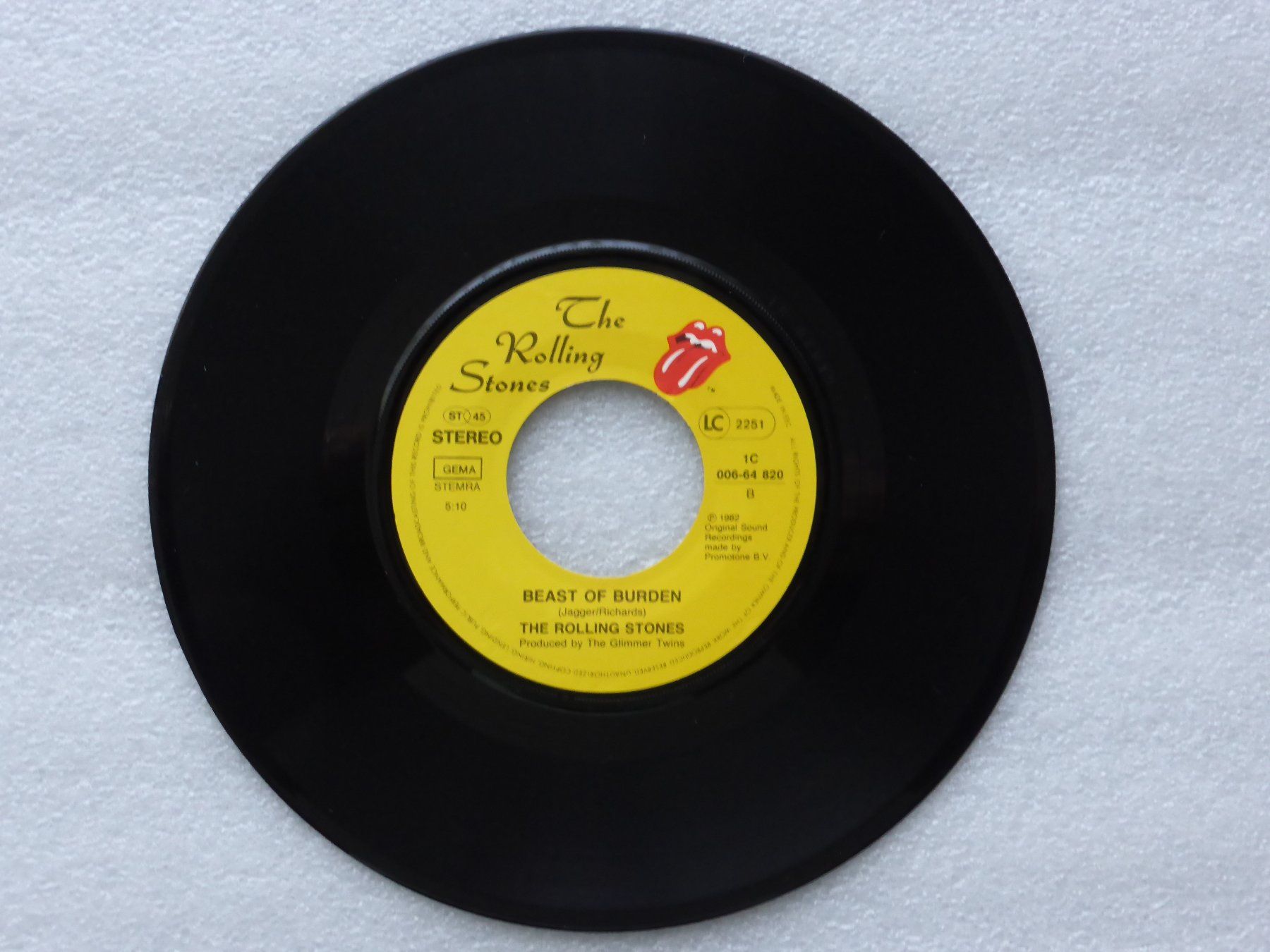 Dischi in vinile: Vinyl Single   THE ROLLING STONES – Usato da Küssnacht am Rigi venduto da Mondkinder 2
