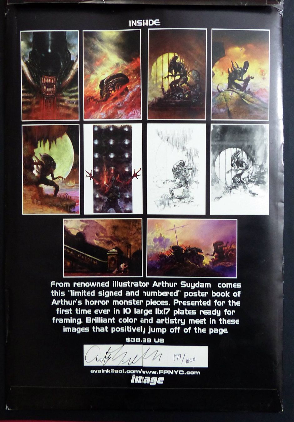 Poster & Bilder: ALIEN ENCOUNTERS SUYDAM POSTER PORTFOLIO LIMITED !! SIGNED – Neu (gemäss Beschreibung) aus Lugano von YouWantUS 1