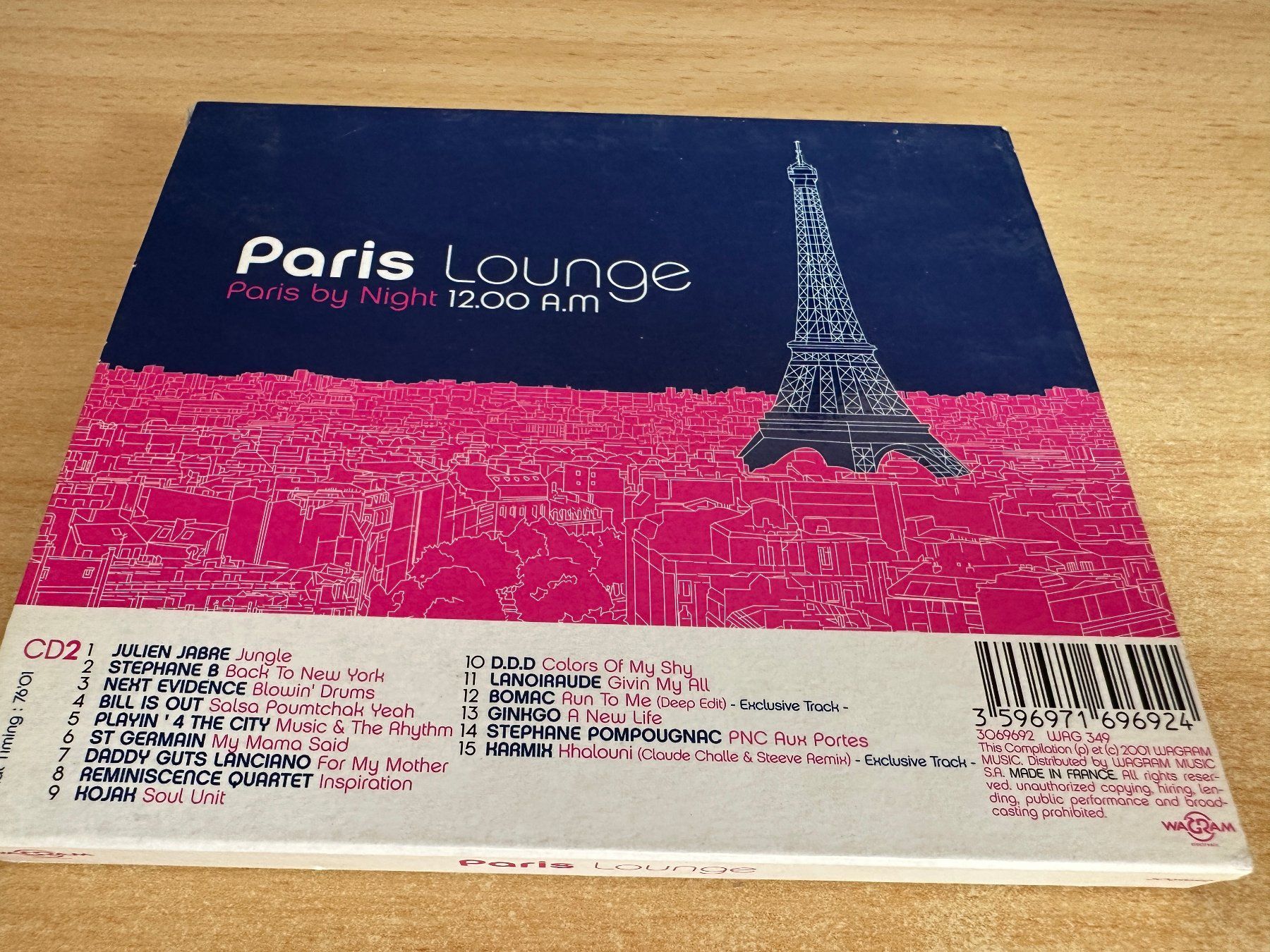 CD: Various – Paris Lounge - 2 CD – Usato da Rikon im Tösstal venduto da Alpenmutz 1