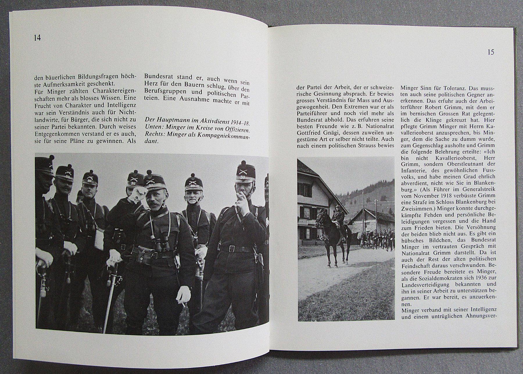 Libri: Bundesrat Rudolf Minger - von Hermann Wahlen – Usato da Auenstein venduto da Padabimbim 4
