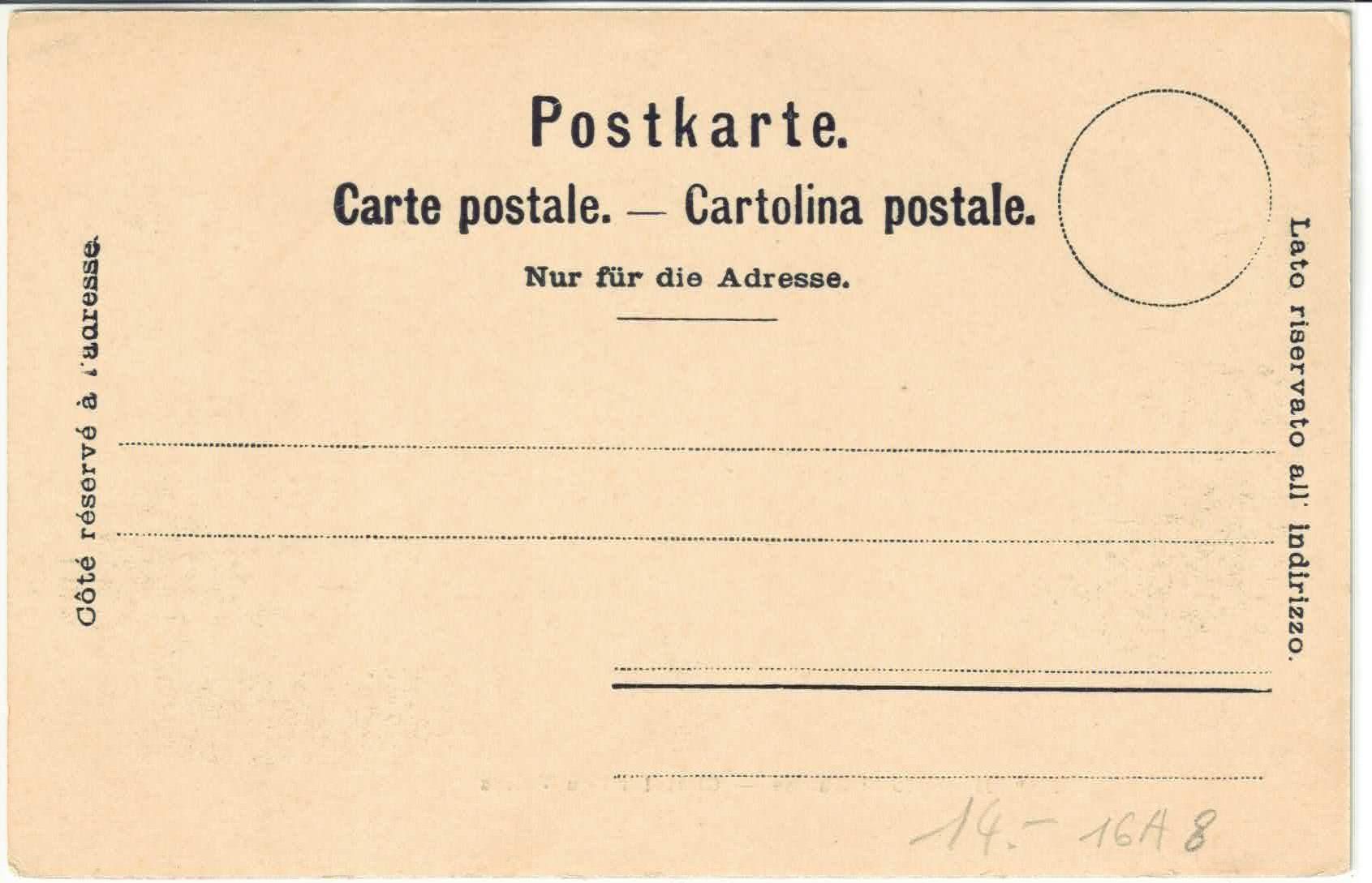 Cartoline postali: Hotel Suisse - Chatelard en Valais - animee – Usato da Ettingen venduto da Kartenplanet 1
