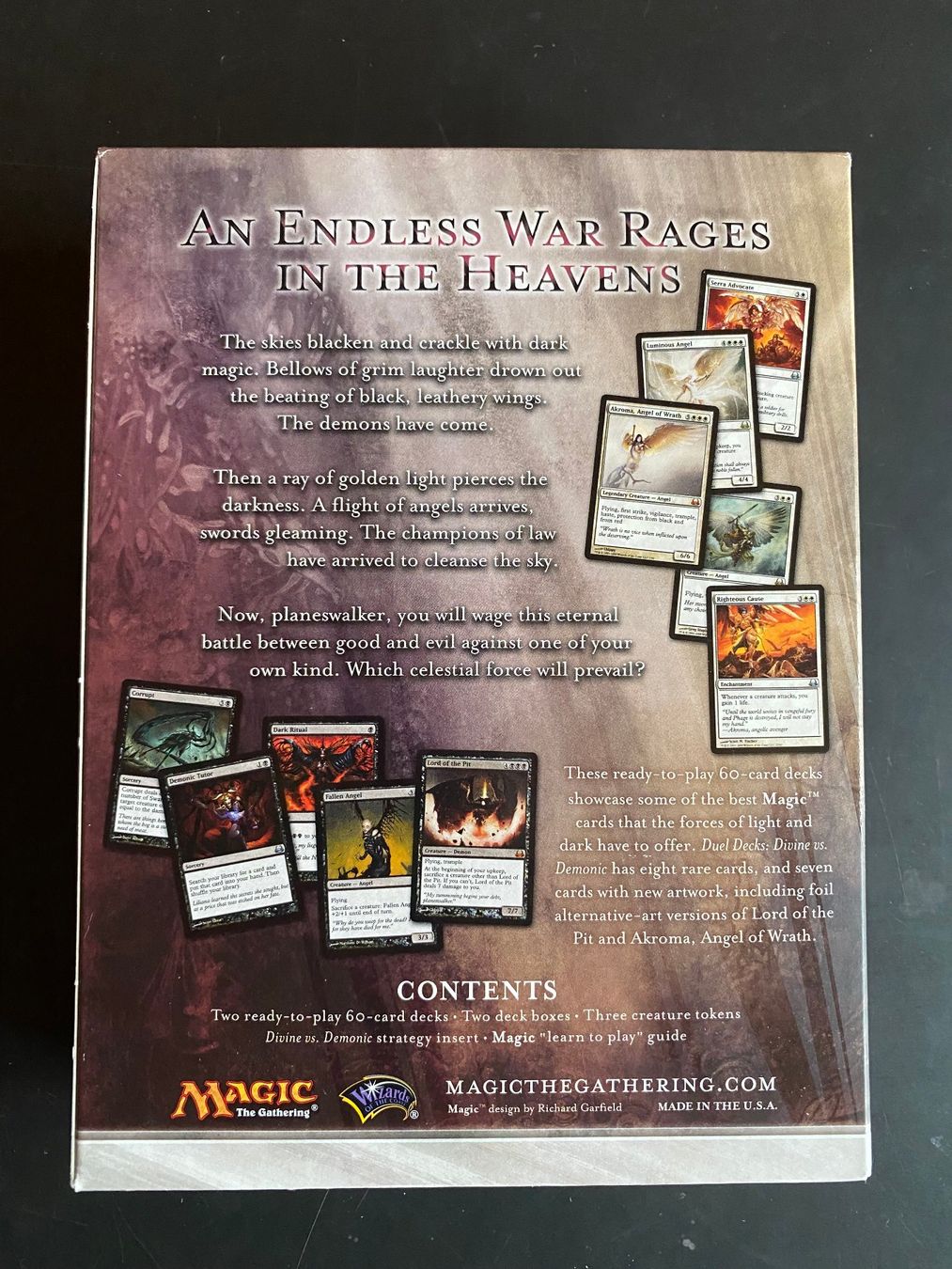 Magic The Gathering Carte collezionabili: Magic: The Gathering Duel Decks: Divine vs. Demonic – Usato da Engelberg venduto da Delraich 1