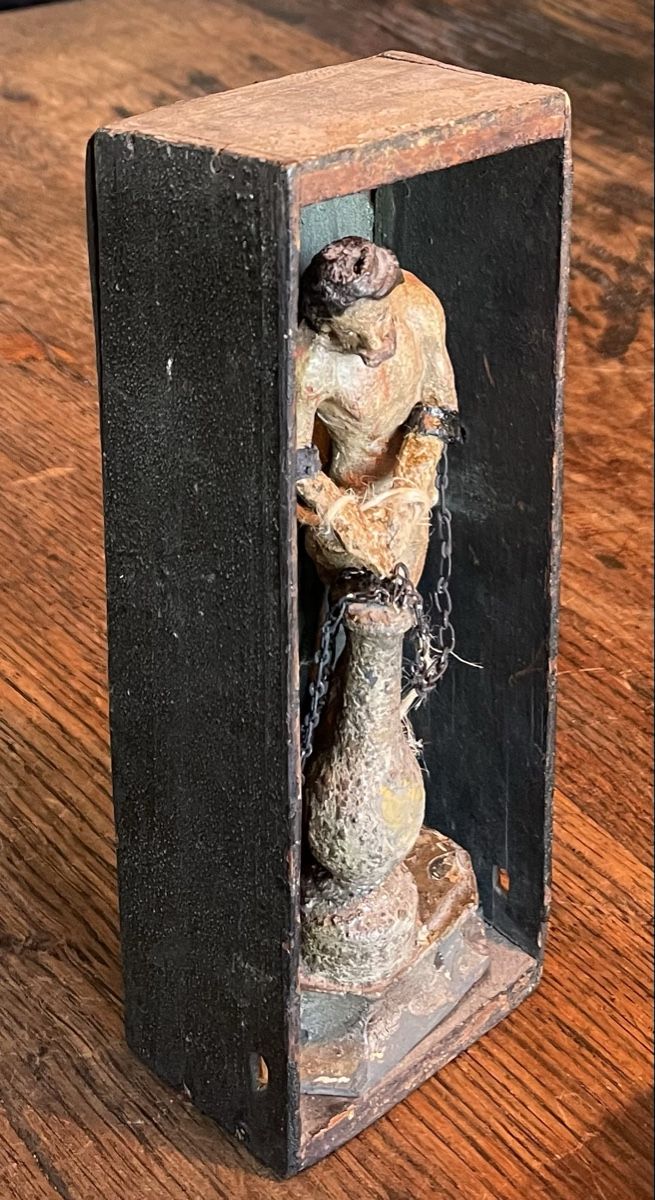 Figurines: Antike Figur Jesus am Pranger – D'occasion à Rorschacherberg par farmer61 2